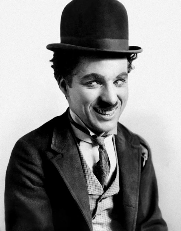 Charlie Chaplin. Image vie Wikimedia Commons
