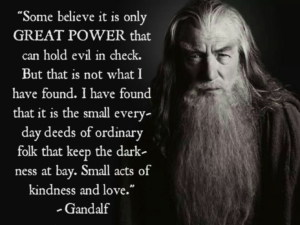 LOTR quote, Gandalf, darkest moment