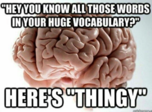 reading, funny brain meme, vocabulary