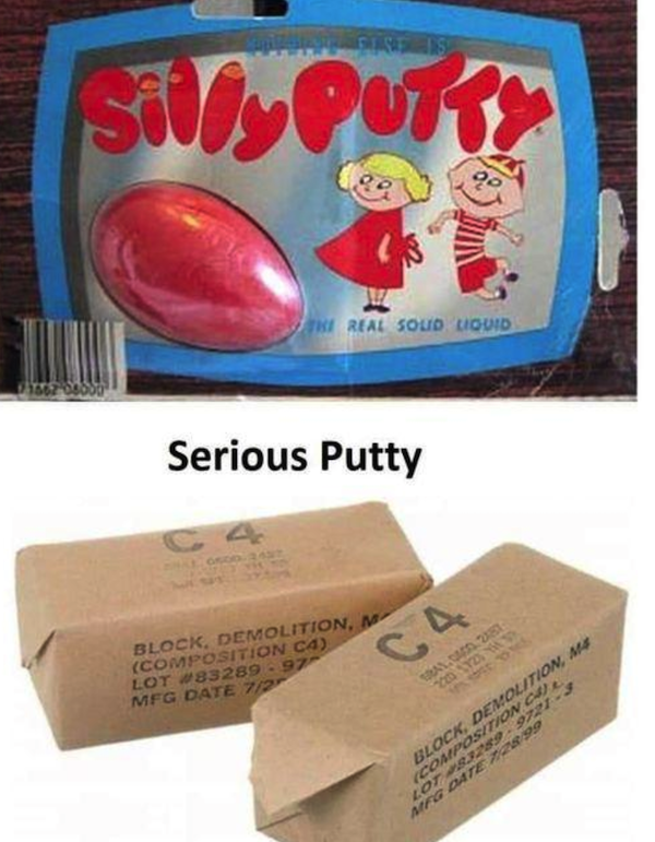 silly putty serious putty meme, decisions, context, writing